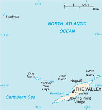 Anguilla mapa - wikitravel